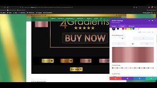 How To Apply Metallic Gradient To Your Divi Theme | Divi Turorial | Hex Color code