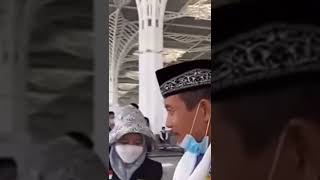 persambutan jama'ah Haji Indonesia setibanya di bandara Madinah