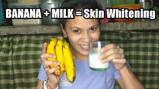 Skin Whitening Banana and Milk Face Mask