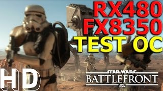 AMD RX480 OC + FX8350 | Star Wars Battlefront