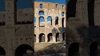 Rome's most iconic landmark: The Colloseum #colloseum #rome #gladiator #roman #romanforum #italy #yt