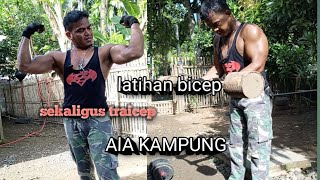 full latihan bicepp.ala kampung