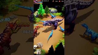 Dino game ads review new level update: Attack in groups #dinosaur #gaming #godzilla