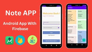 Complete Notes Android App With Firebase | Android Studio | #notebook #notes #androidappdevelopment