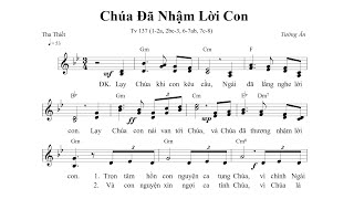 Chúa Đã Nhậm Lời Con - Thánh Vịnh 137 (Sáng Tác:  Tường Ân) - Ca len di | Lyrics