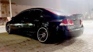 Honda Civic on air suspension