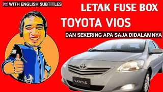 Letak FUSE BOX - Toyota VIOS