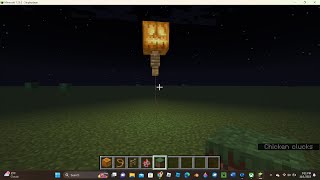 Minecraft - How to build a pumpkin balloon