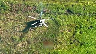 ka-52 downed in Robotyne view from Mi-28