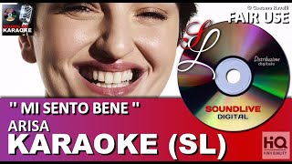 Arisa - Mi sento bene - karaoke con cori (SL) (HQ) Fair Use