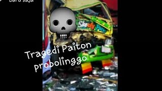 Kecelakaan di paiton probolinggo - Tabrakan beruntun truk vs bus