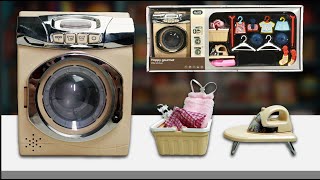 Amazing WASHING MACHINE 🤩| pretend and play | Unboxing and Review  Peephole Vew Toys