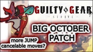 Big october balance patch coming to Guilty Gear Strive Date confirmed October 15th