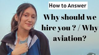 why should we hire you | why aviation |  cabin crew  #cabincrew #cabincrewinterview