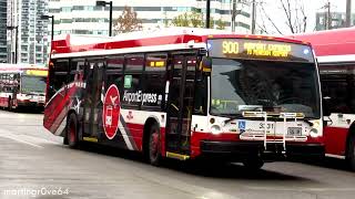 TTC Orion VII NGs #8103, #8162 and Rebuilt Airport NovaBUS LFS #3331