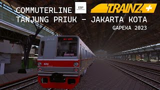 COMMUTER LINE TANJUNG PRIUK JAKARTA KOTA KRL TM6000 |  TRAINZ SIMULATOR INDONESIA