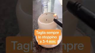 Guida alla Lunghezza dello Stoppino - Come Tagliare le Candele per una Ardenza Perfetta