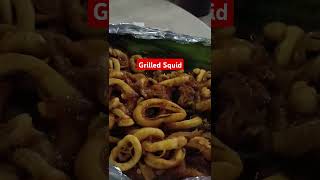 Grilled squid #grilled #food #shortvideo #squid #grilledsquid