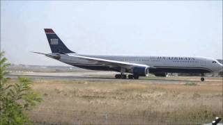 Airbus A330s Taking Off RWY18 @Frankfurt Airport