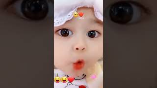 #cute_baby_shorts_cute baby kissing 🤗 cute baby laughing 🤫  #short #ytshorts - cute_baby