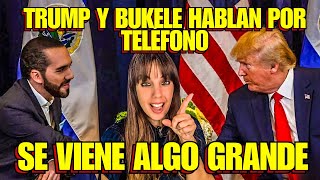 TRUMP Y BUKELE HABLAN POR TELÉFONO, SE VIENE ALGO GRANDE