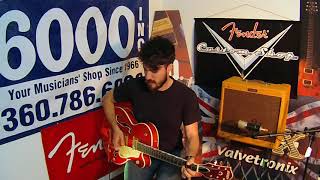 Louis at Music 6000 Plays Gretsch Guitars