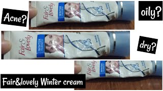 Fair&lovely  winter's Fairness cream||Blue