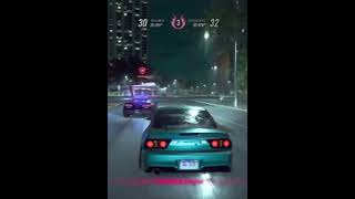 DRIFTANDO com a POLÍCIA no 180SX #shorts #nfsheat #nissan