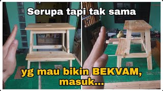 Homemade BEKVAM , membuat step stool bekvam