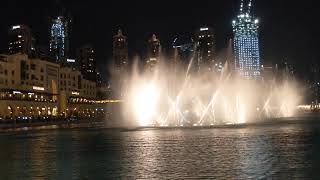 Dancing Fountain at Downtown Burj Khalifa!