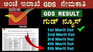 GDS 2nd Merit List 2024 kannada | Post office gds document verification karnataka | gds result 2024