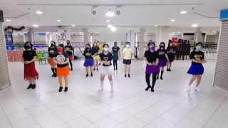 Cha Cha Pepito Line Dance - Demo By: D'Sisters & Friends LDG #linedance #cjlclan #enjoydancing