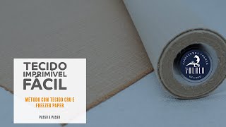 Como fazer um tecido imprimível em casa