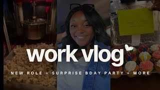 VLOG | Come to Work With Me! new role, they threw me a party & more | Dominique Imani