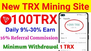 New Trx Mining Site TronGr | trx mining site | tron trx cloud mining website 2024 | today trx mining