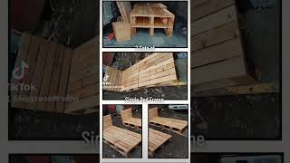 2 pieces - Single Size Pallet Bedframe | Biggz Wood Trading 036