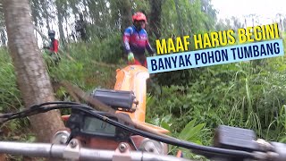 HAMPIR AJA !! Tabrak Teman Akibat Jalur Banyak Tertutup Pohon Tumbang !! (Sampang #3)