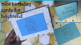 Cute birthday pun cards for boyfriend | Handmade cards ideas for him