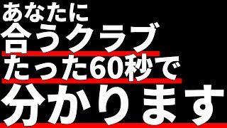 60秒でクラブセッティングを出す方法