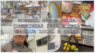 VLOG COMPREI A FRUTEIRA MAIS LINDA DO MUNDO, MAIS COMPRINHAS DA SHEIN, ALMOÇANDO COM A MINHA FILHA