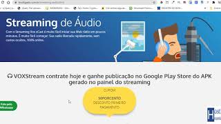 Criar Aplicativo de Radio Web no Painel Streaming xCast