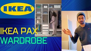 ikea pax wardrobe assembly | London telugu vlogs