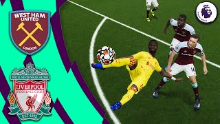 West Ham vs Liverpool ● Premier League - London Stadium | eFootball 2022 Prediction - PEStation