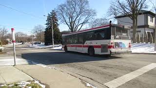 TTC Orion VII #7931 turning onto Princess Margaret Boulevard