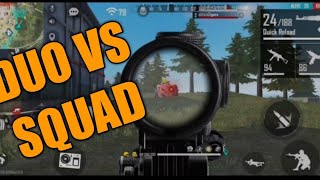 DUO VS SQUAD Ranked game booyah😲