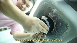 SWIRLEASY GARBAGE DISPOSAL ASSEMBLY VIDEO-Nylon Flange