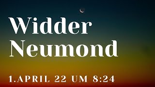 Neumond in Widder