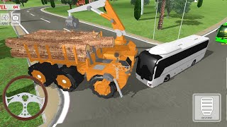 Future Truck Driving Simulator | Kendaraan Pengangkut Kayu Lev4 | Android Gameplay