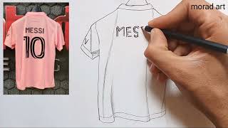 Messi shirt drawing |  Inter Miami