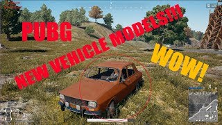 PUBG ERANGEL NEW VEHICLE MODELS/UPDATE!!!